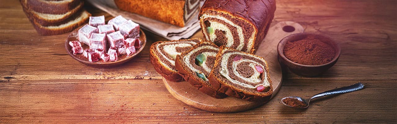 cozonac cu nuca si rahat