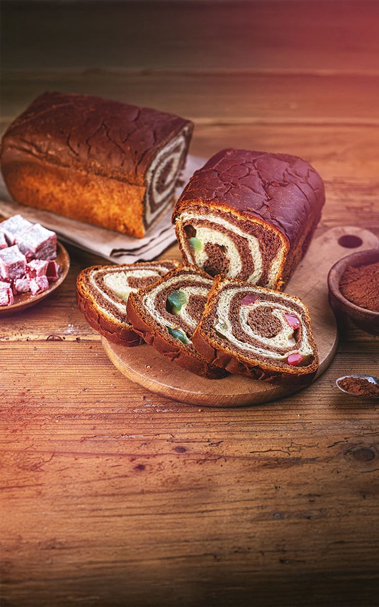 cozonac cu nuca si rahat